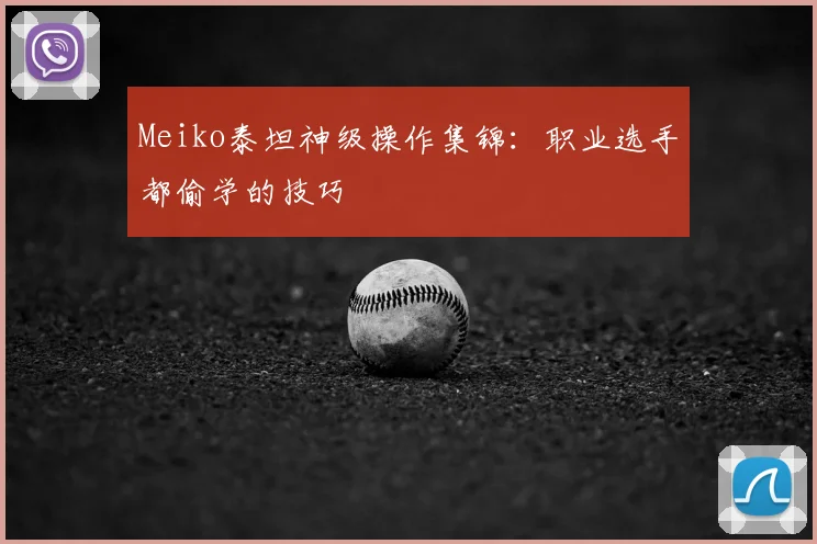 Meiko泰坦神级操作集锦:职业选手都偷学的技巧
